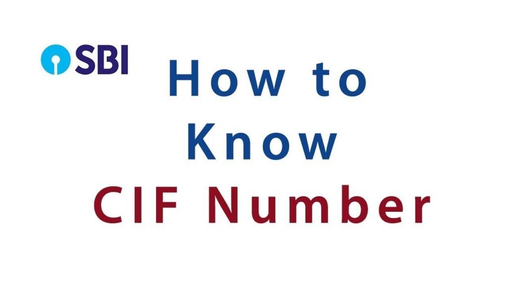 How To Get Cif Number Of SBI