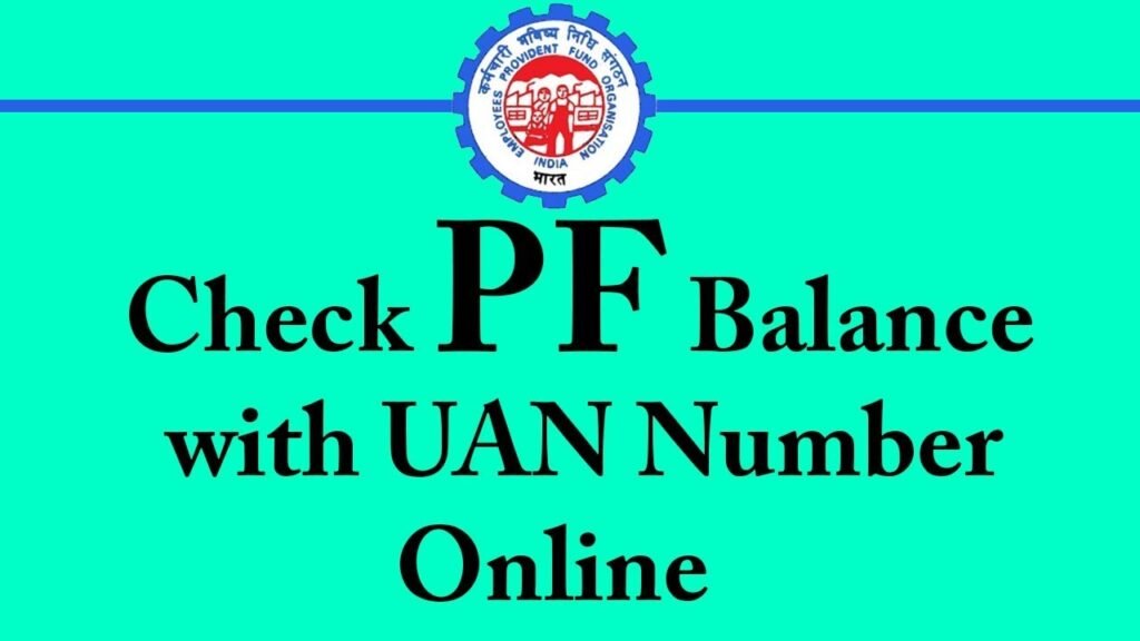 PF Balance Check Number